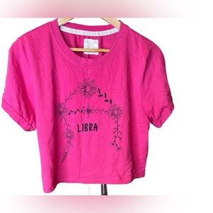Recycle Threads Libra Zodiac Crop Top – Size Large